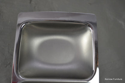 Polished Steel Serving Dish - Kernow Furniture