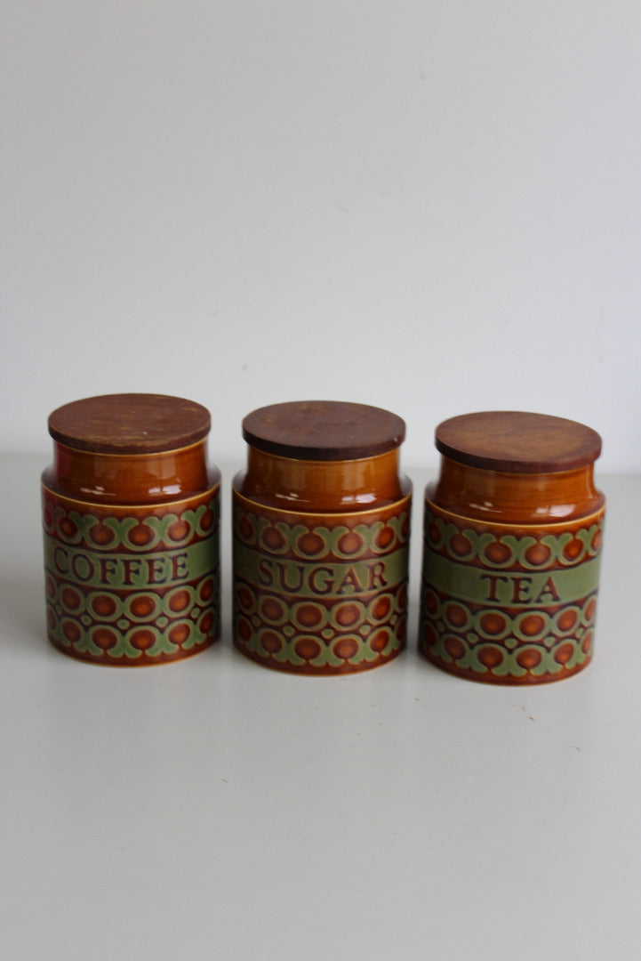 Retro Hornsea Tea Coffee Sugar Canisters - Kernow Furniture