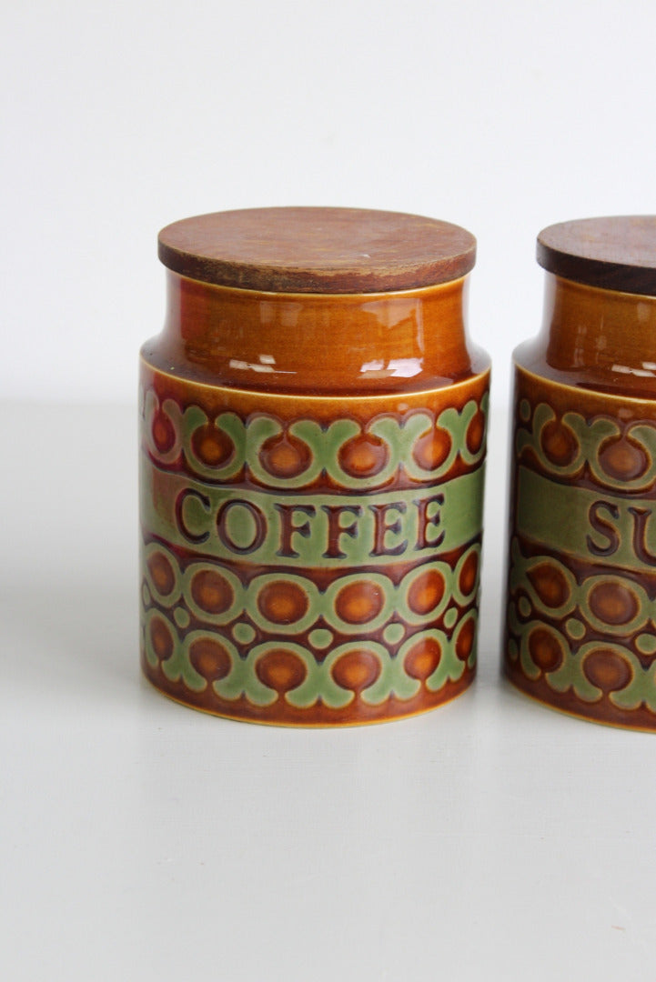 Retro Hornsea Tea Coffee Sugar Canisters - Kernow Furniture