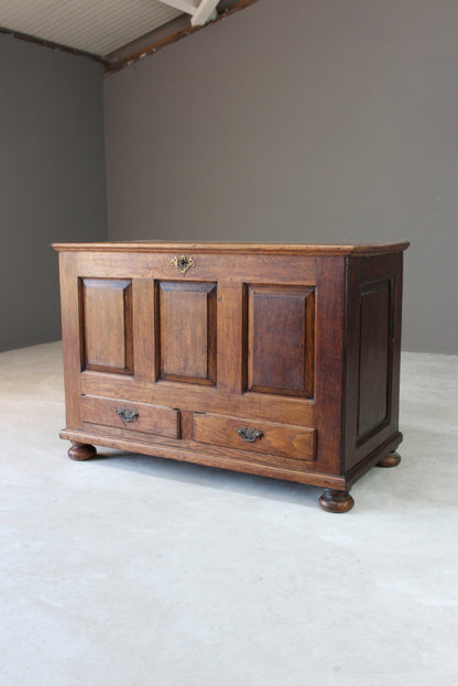 Antique Oak Mule Chest - Kernow Furniture