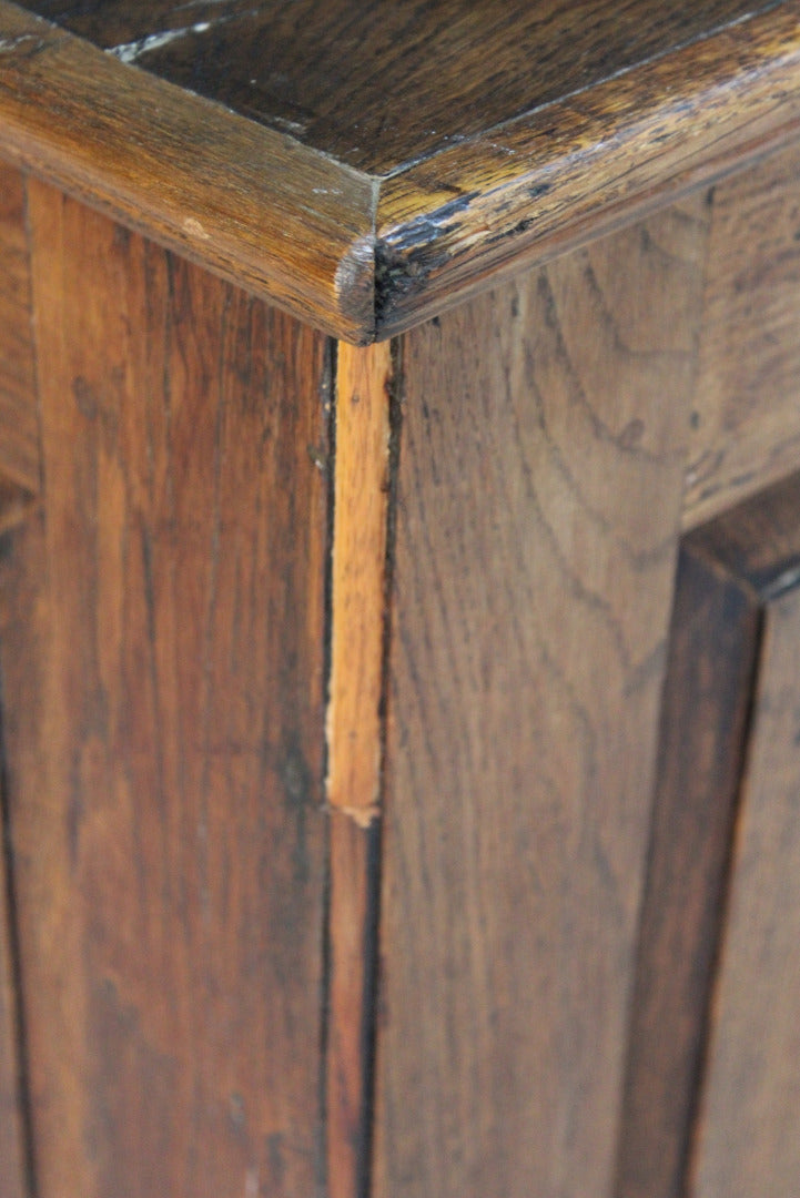 Antique Oak Mule Chest - Kernow Furniture