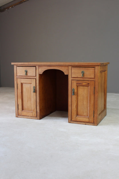 Pitch Pine Desk - Kernow Furniture