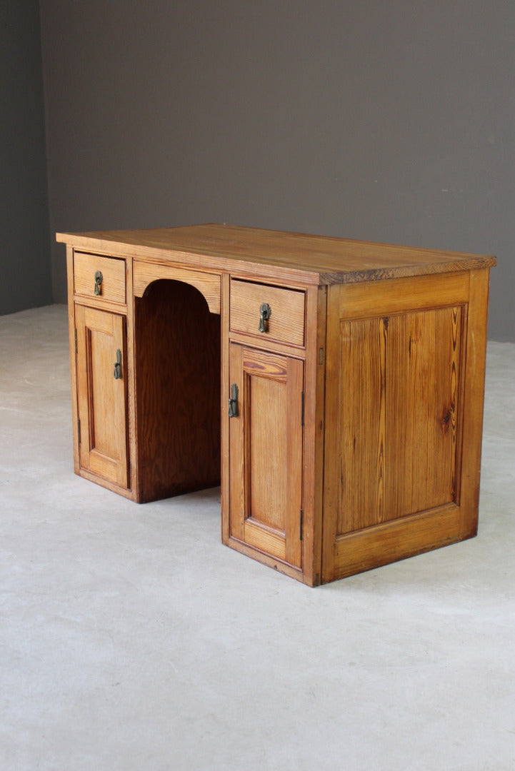 Pitch Pine Desk - Kernow Furniture