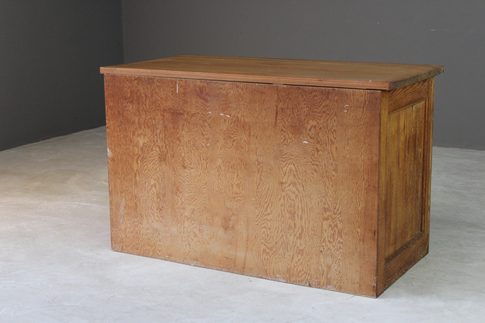 Pitch Pine Desk - Kernow Furniture