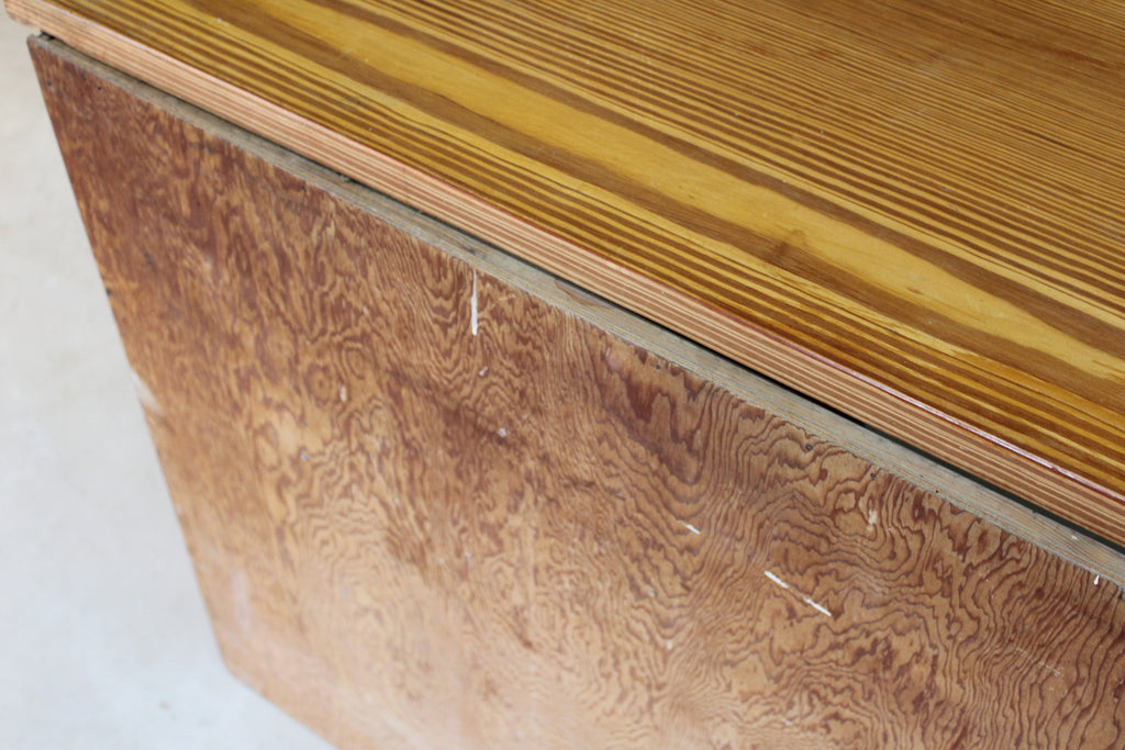 Pitch Pine Desk - Kernow Furniture