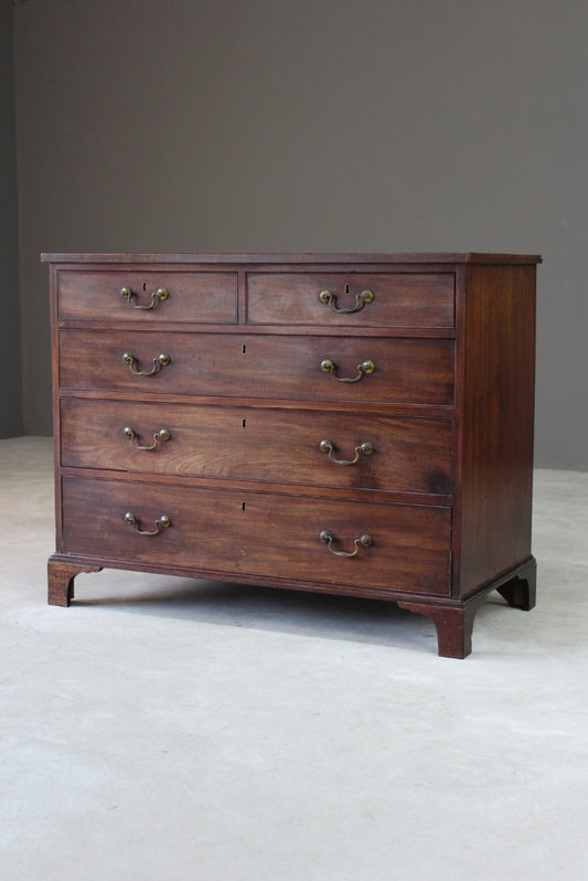 Early 19th Century Mahogany Chest of Drawers - Kernow Furniture