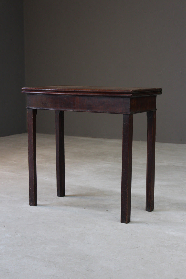 Georgian Mahogany Tea Table - Kernow Furniture