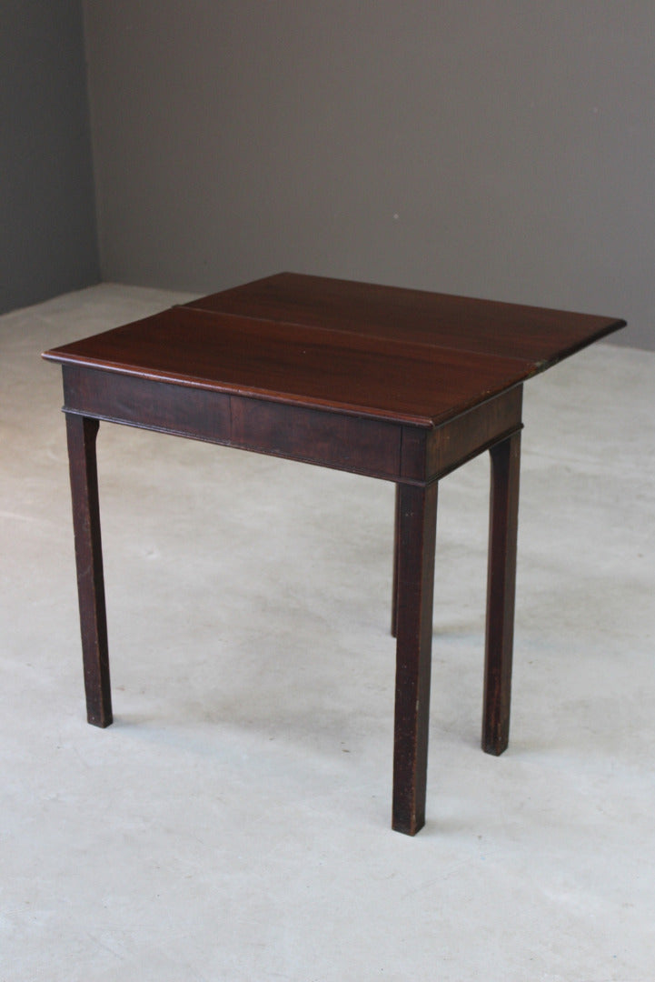 Georgian Mahogany Tea Table - Kernow Furniture