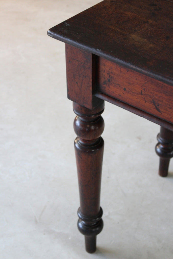 Antique Victorian Mahogany Side Table - Kernow Furniture