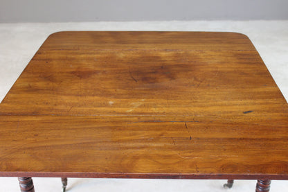 Antique Mahogany Pembroke Drop Leaf Table - Kernow Furniture