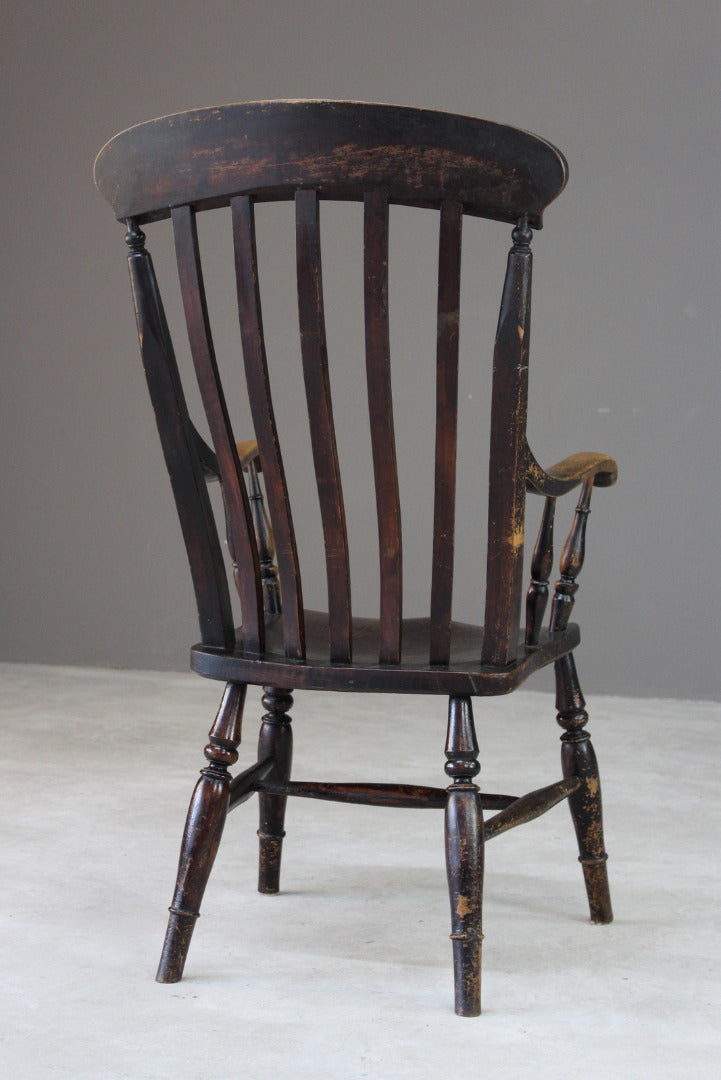 Rustic Lathe Back Kitchen Chair - Kernow Furniture