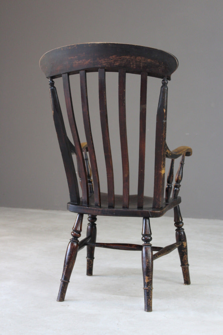 Rustic Lathe Back Kitchen Chair - Kernow Furniture