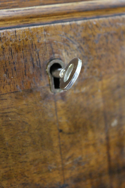 Reproduction Walnut Writing Bureau - Kernow Furniture