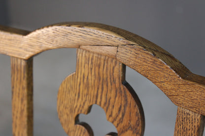 6 Edwardian Oak Dining Chairs - Kernow Furniture