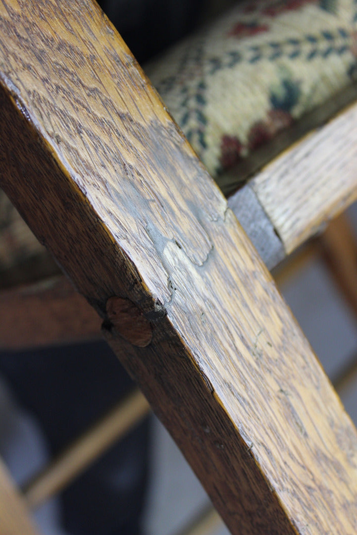 6 Edwardian Oak Dining Chairs - Kernow Furniture