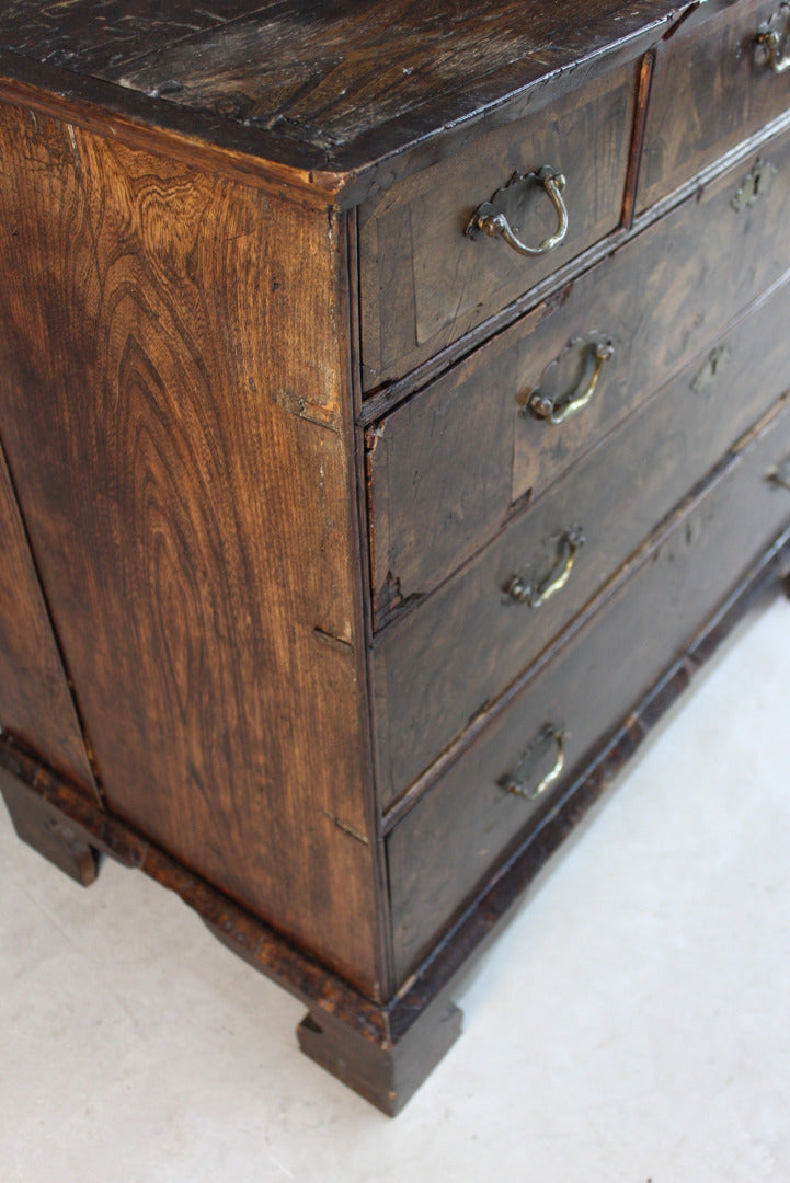 Early 18th Century Walnut Chest of Drawers - Kernow Furniture