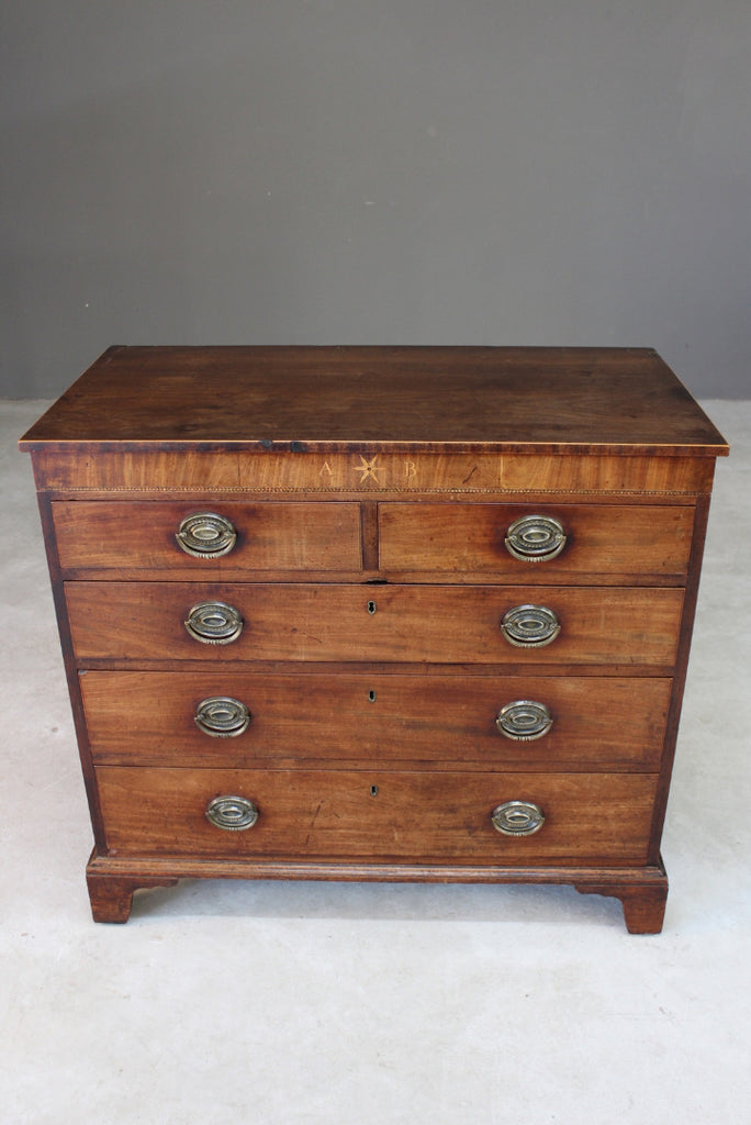 Antique Regency Small Chest of Drawers - Kernow Furniture