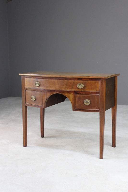 Antique Mahogany Bow Front Sideboard - Kernow Furniture