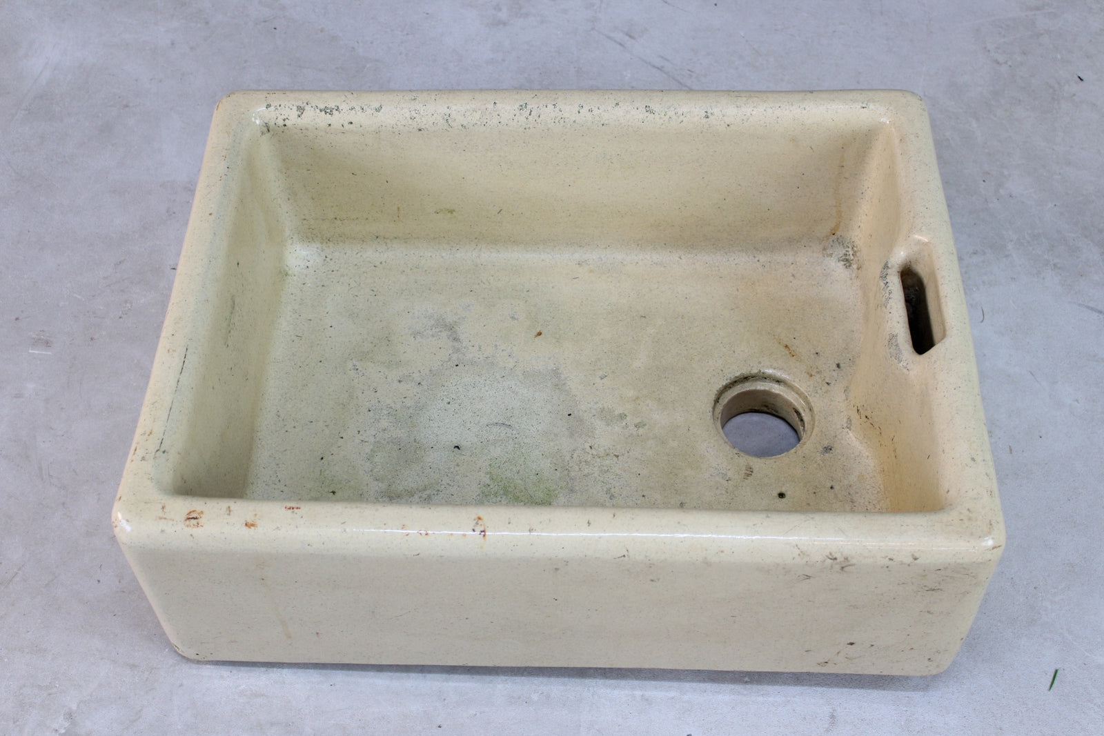 Brown Glazed Antique Trough Sink - Kernow Furniture