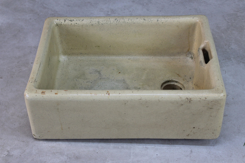 Brown Glazed Antique Trough Sink - Kernow Furniture