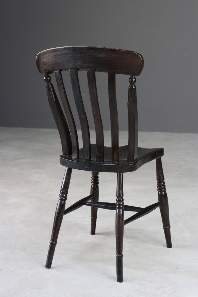 Rustic Lathe Back Kitchen Chair - Kernow Furniture