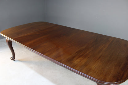 Antique Extending Victorian Mahogany Dining Table - Kernow Furniture