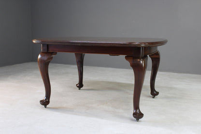 Antique Extending Victorian Mahogany Dining Table - Kernow Furniture