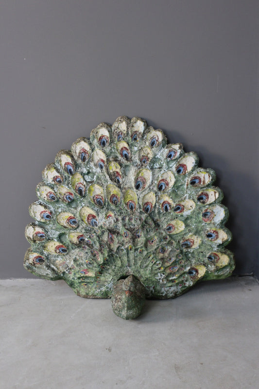 Peacock Garden Ornament - Kernow Furniture