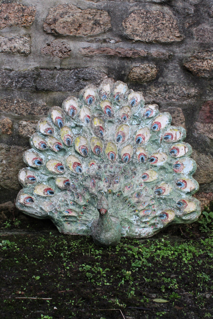 Peacock Garden Ornament - Kernow Furniture