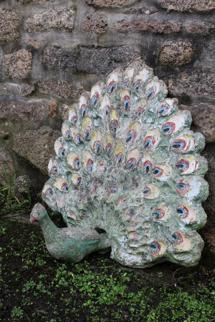 Peacock Garden Ornament - Kernow Furniture