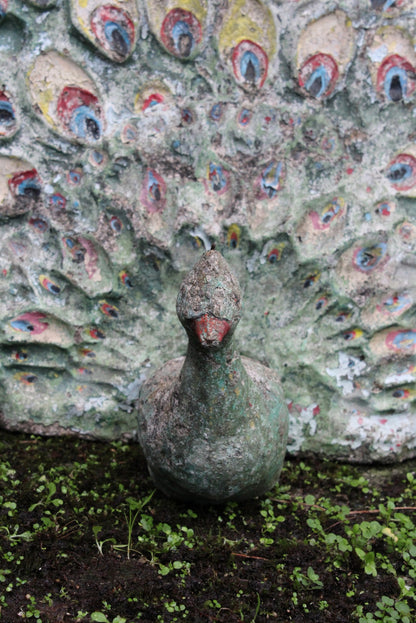 Peacock Garden Ornament - Kernow Furniture