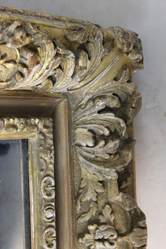 Antique French Ornate Gilt Frame Mirror - Kernow Furniture