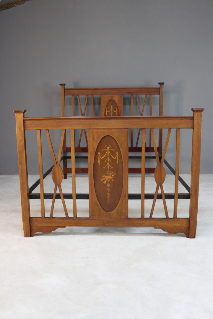 Edwardian Double Bed Frame - Kernow Furniture