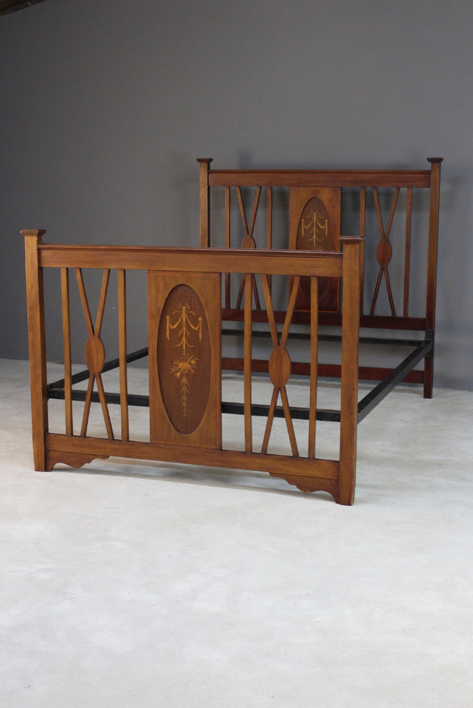 Edwardian Double Bed Frame - Kernow Furniture