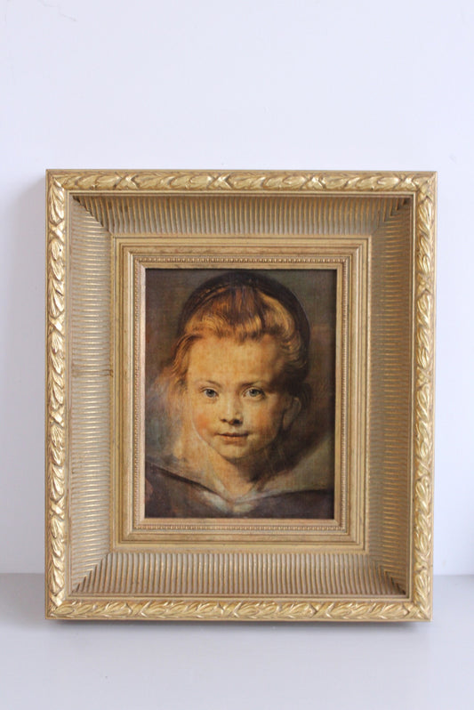 Rubens - Portrait of a Child Print On Canvas - Kernow Furniture