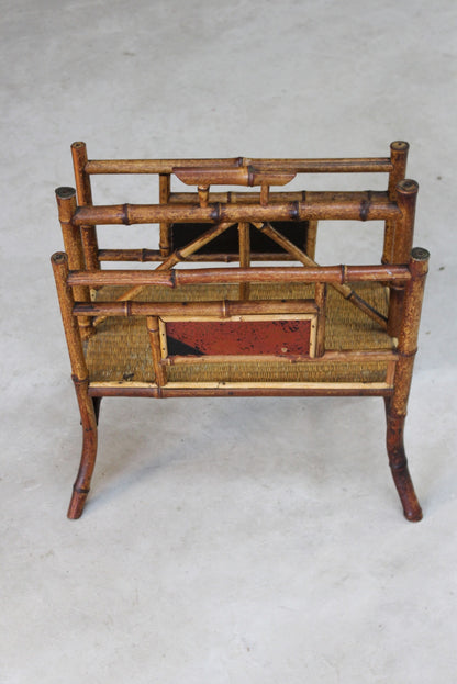 Victorian Bamboo Newspaper Rack - Kernow Furniture