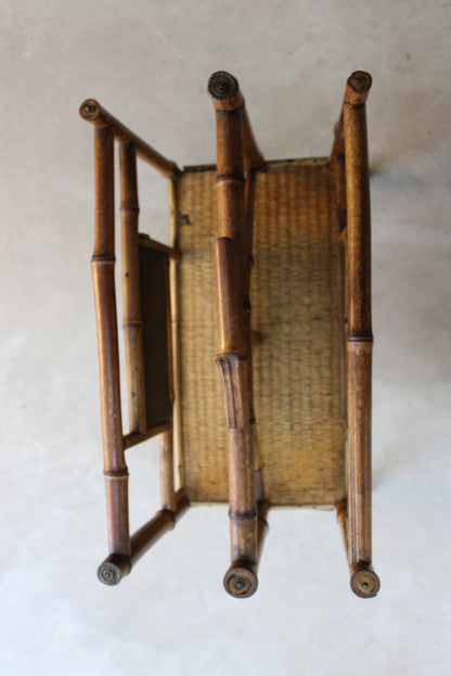 Victorian Bamboo Newspaper Rack - Kernow Furniture