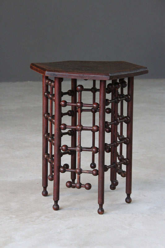 Vintage Moorish Style Side Table - Kernow Furniture