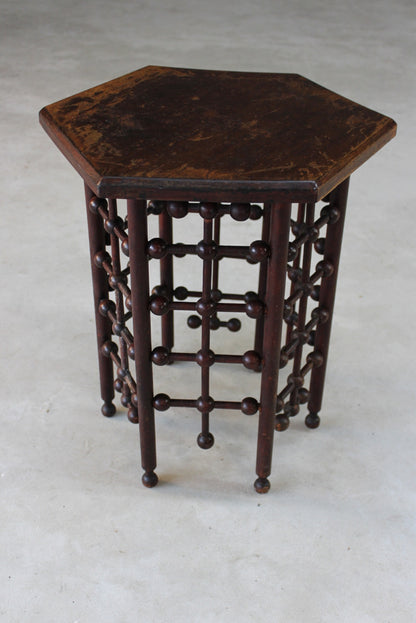 Vintage Moorish Style Side Table - Kernow Furniture