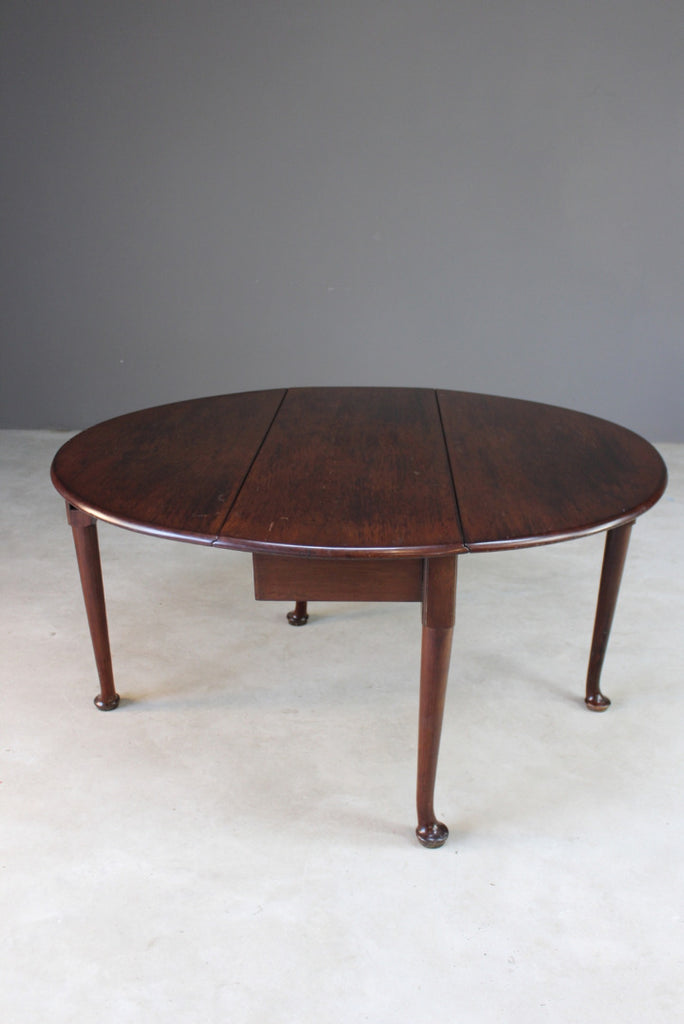 Georgian Mahogany Drop Leaf Table - Kernow Furniture