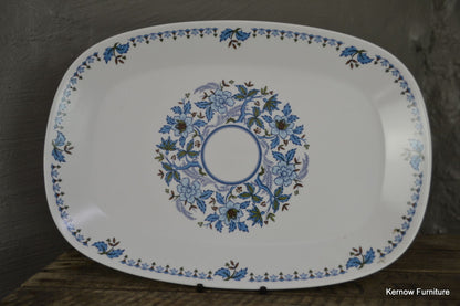 Noritake Progression China Blue Moon Serving Plate Platter - Kernow Furniture