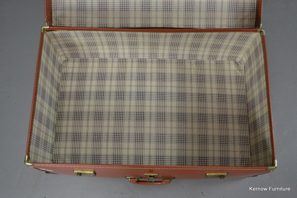 Vintage Brown Suitcase - Kernow Furniture