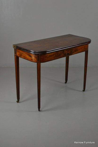 Regency Mahogany Tea Table - Kernow Furniture