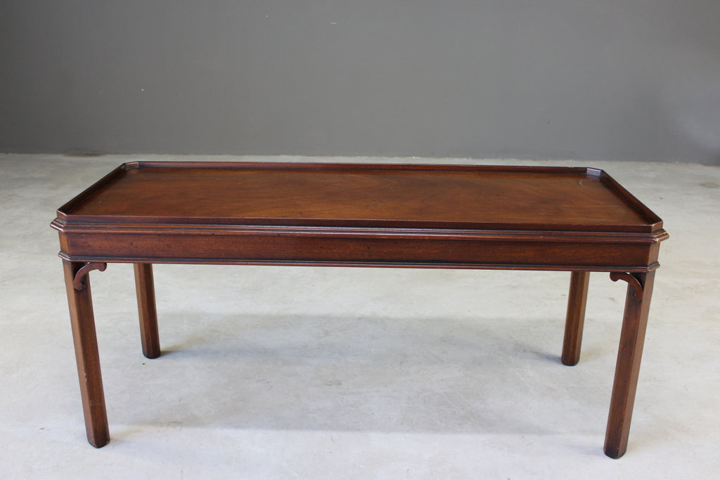 Antique Style Mahogany Coffee Table - Kernow Furniture