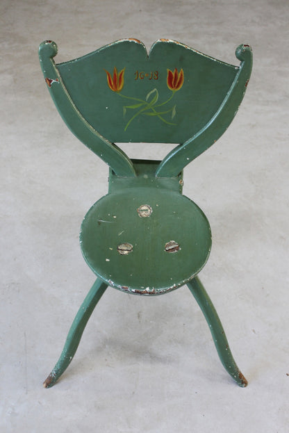 Vintage Swedish Painted Chair - Kernow Furniture