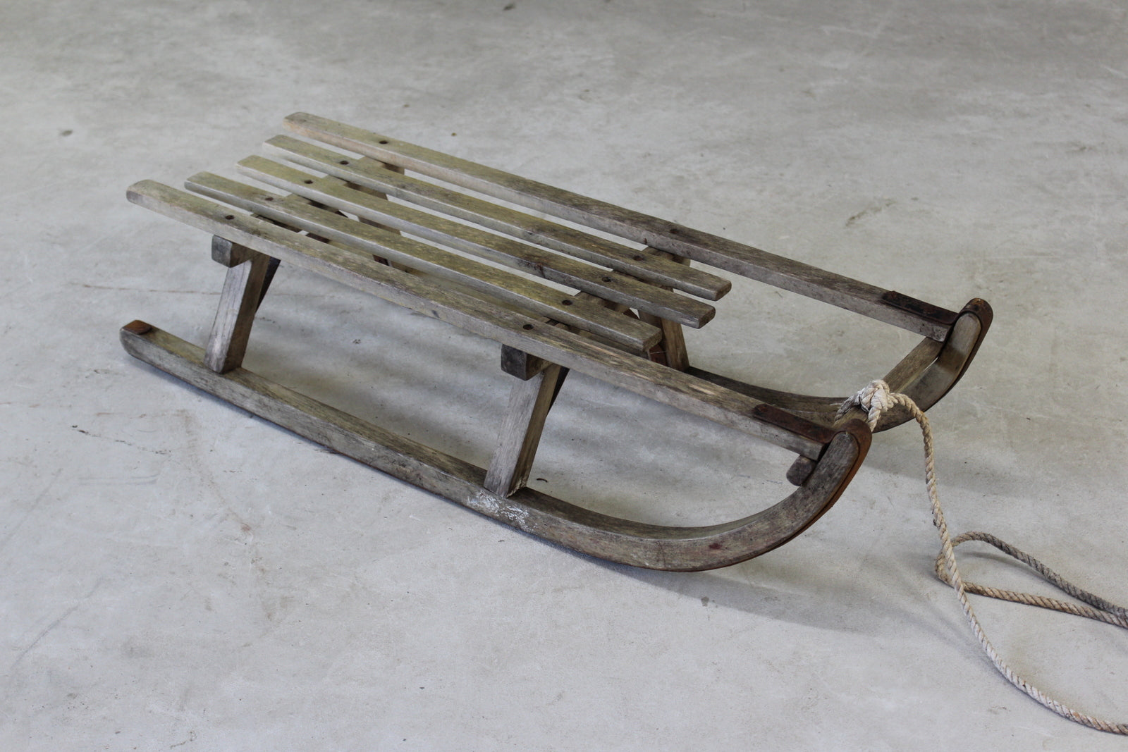 Vintage Wooden Sleigh - Kernow Furniture