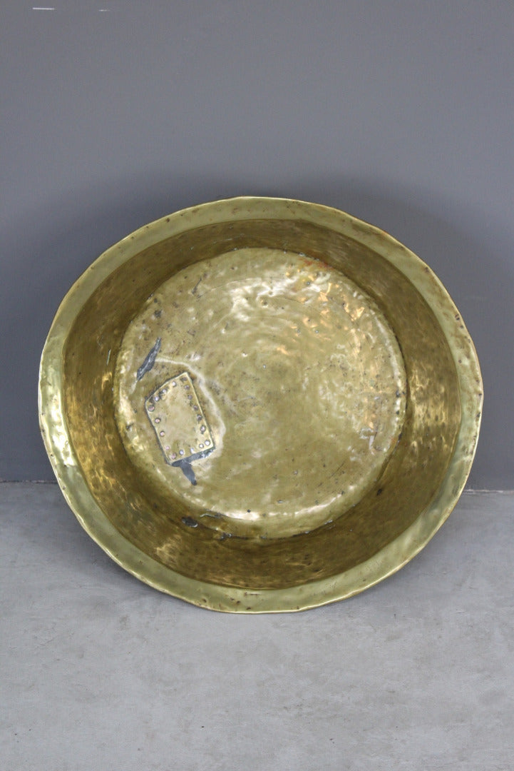 Antique Brass Basin Bowl - Kernow Furniture