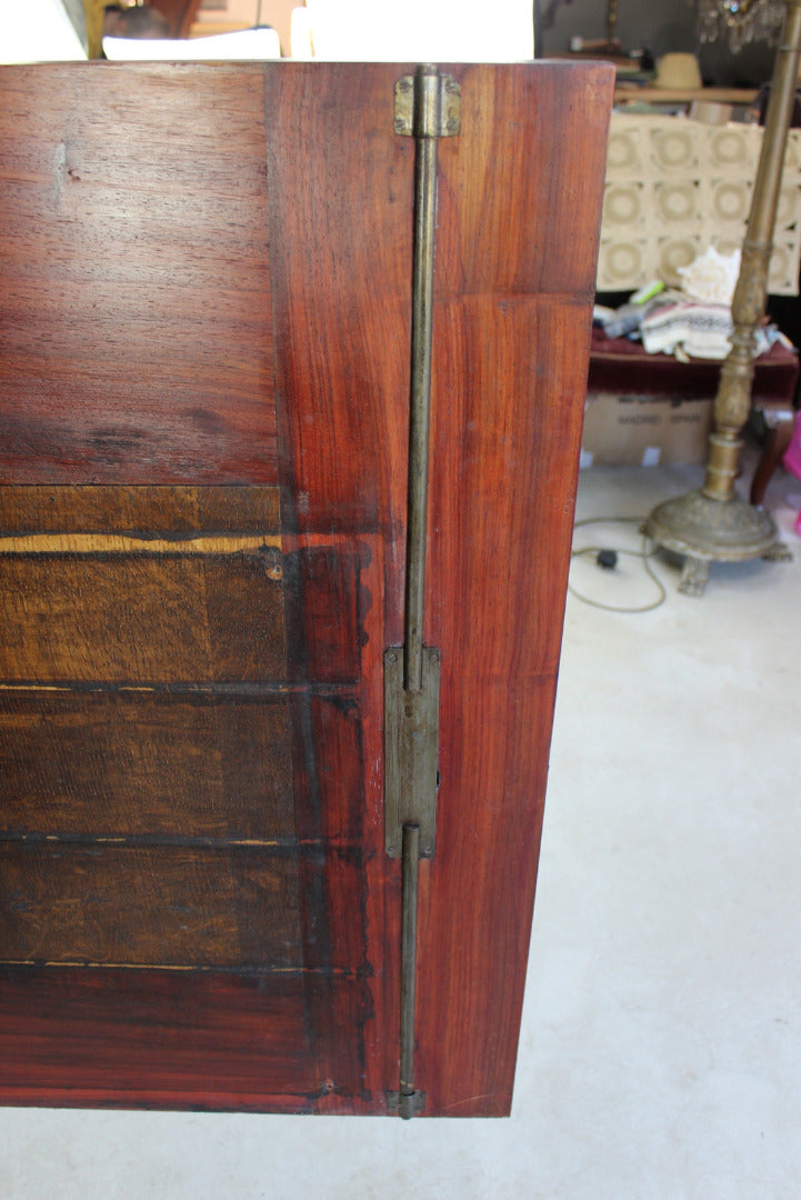 Carved Mahogany Corner Cupboard - Kernow Furniture