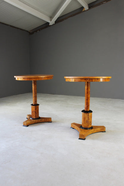 Pair Antique Biedermeier Tables - Kernow Furniture