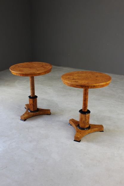 Pair Antique Biedermeier Tables - Kernow Furniture